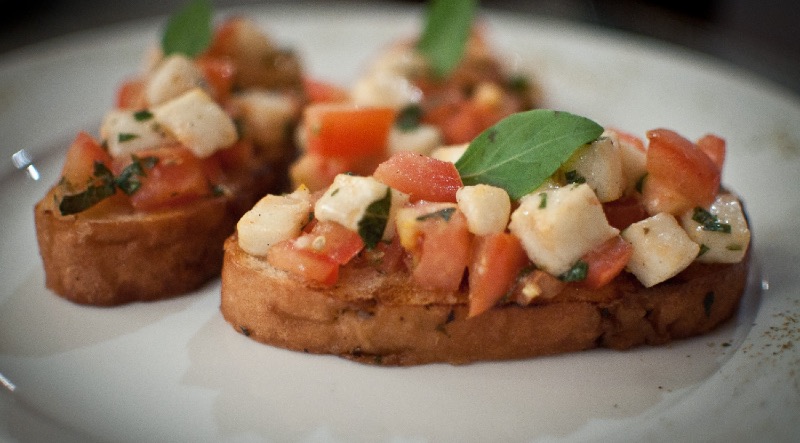 Bruschetta de queijo