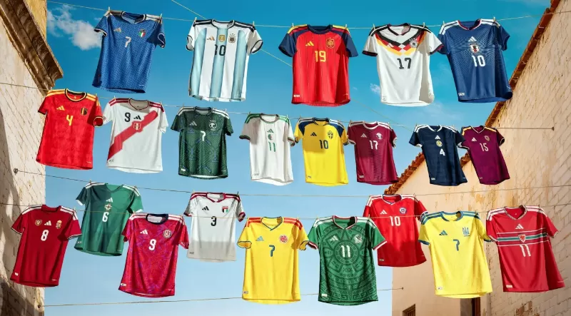 Adidas divulga uniformes de seleções da Copa do Mundo 2026