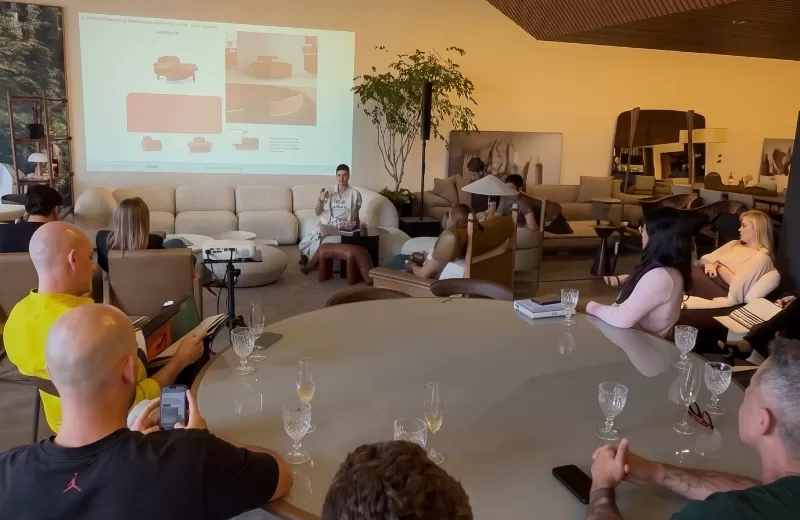 Design afetivo de Sérgio Rodrigues ganha destaque em evento na loja Chris Home Belém 